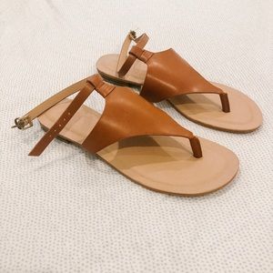 NWOT Tan Sandals